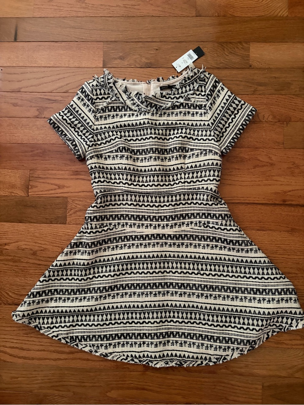 Banana Republic Black and White Dress